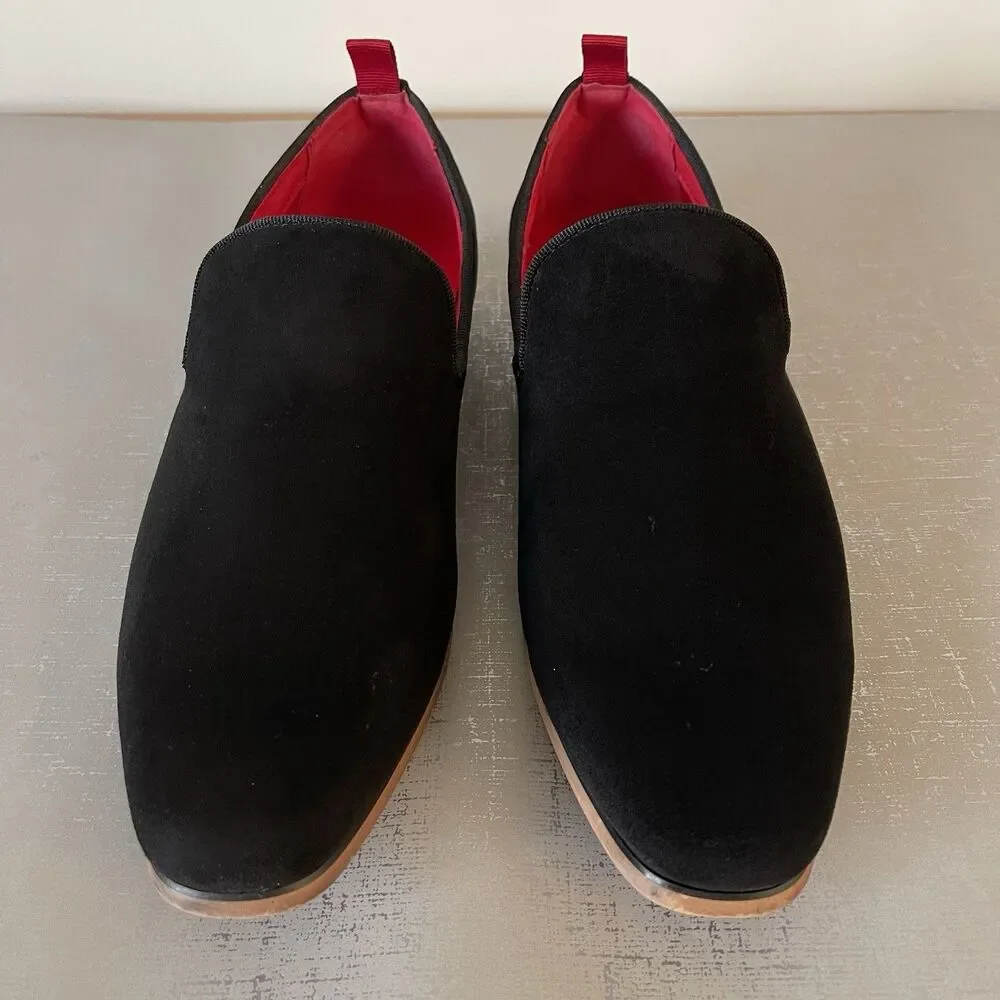 Tayno‎ Alpha Black Loafers Dress Shoes Men's Size 8 Preppy Holiday Party